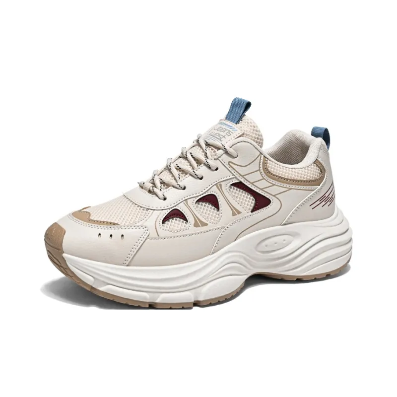 JEANSWEST Cushioned Slip Resistant Abrasion Resistant Breathable Low Top Chunky Sneakers Men's-7