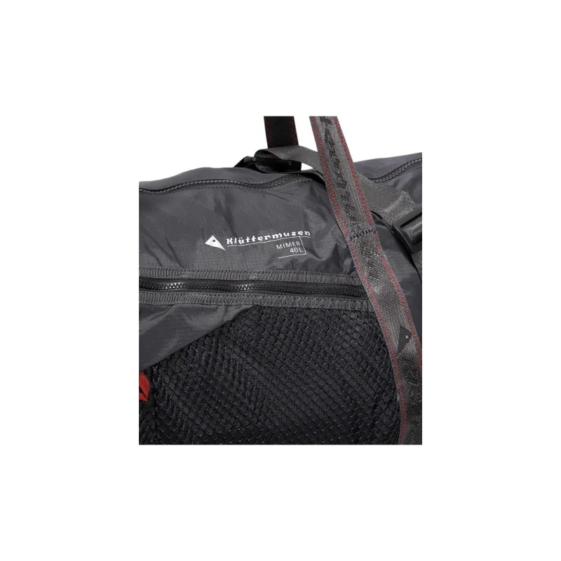 KLATTERMUSEN Recycled Polyamide Travel Bag 40L Unisex Black-7