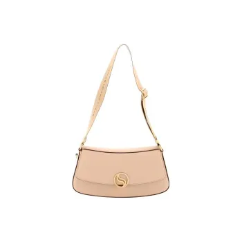 Stella McCartney Logo Plaque Fold-Over Shoulder Bag