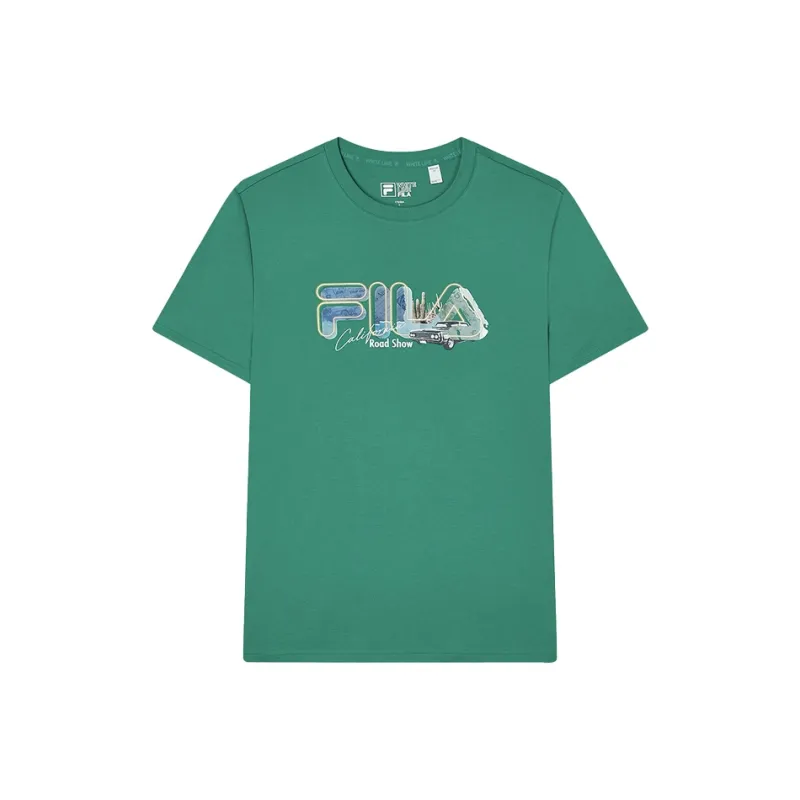FILA Heritage SS24 T-Shirt Men's Ten Thousand Green-0