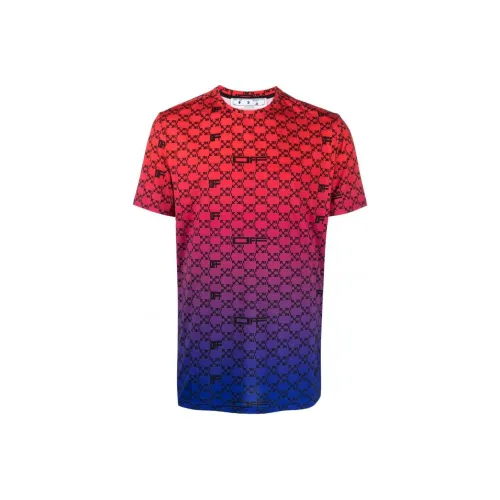 OFF WHITE Iridescent Gradient All Over Arrows Monogram Tank T Shirt