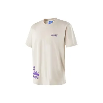 NBA T Shirt Unisex Light Gray White