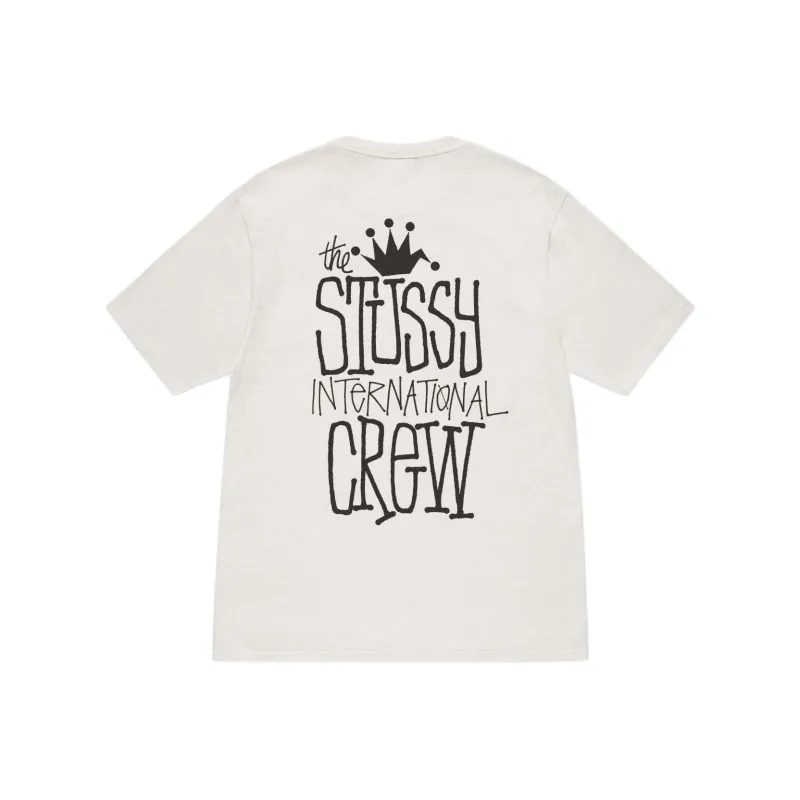 Stussy Crown International Pigment Dyed Tee Black-6