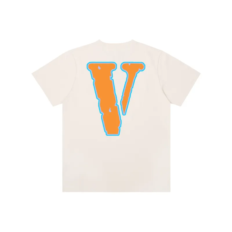 VLONE T Shirt Unisex Beige Orange-0