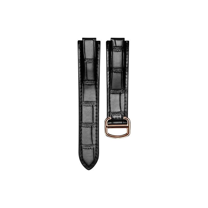 WOALMORN Cartier Compatibility Watch Band 20 12cm Cowhide Leather Material-1