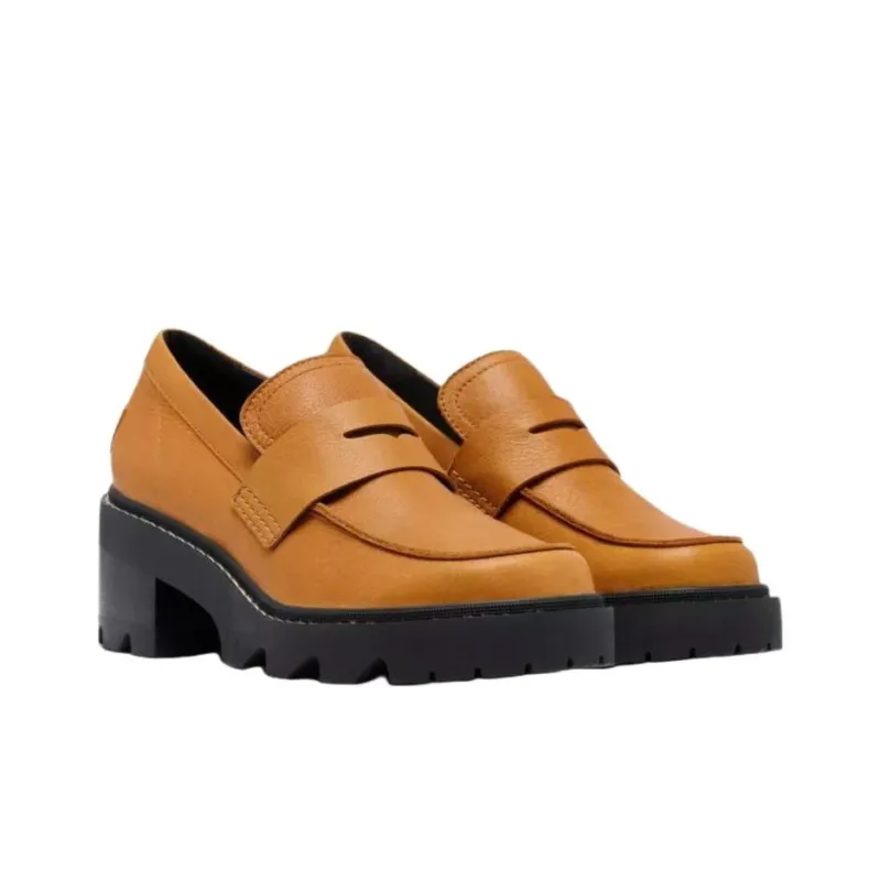 SOREL JOAN NOW™ CITY LOAFER Chunky Heel High Heels 5cm Women's Orange-5