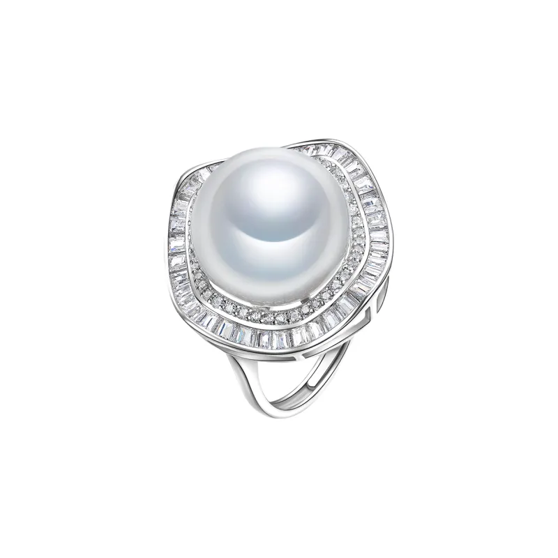 ME LUXE Pearl Rings Women's-0