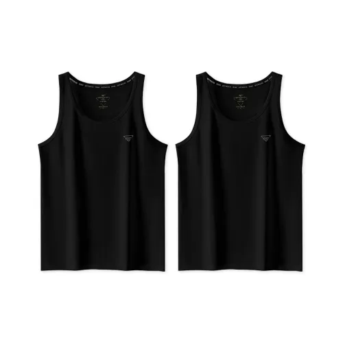 SEPTWOLVES Tank Tops Men's 2 Pack Black