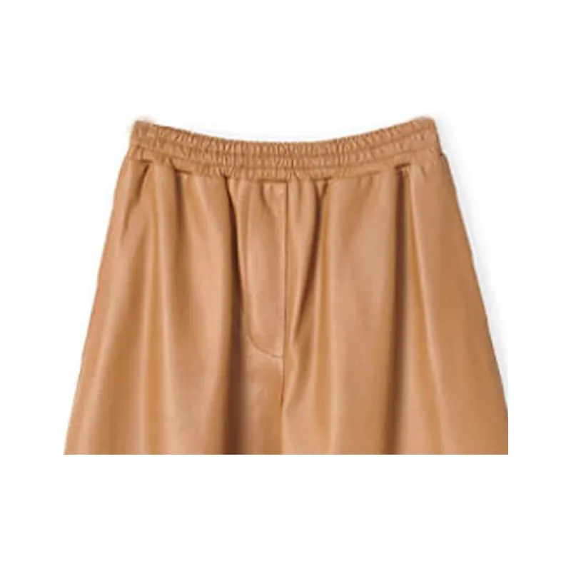 LOEWE Cropped Trousers 'Toffee'-4