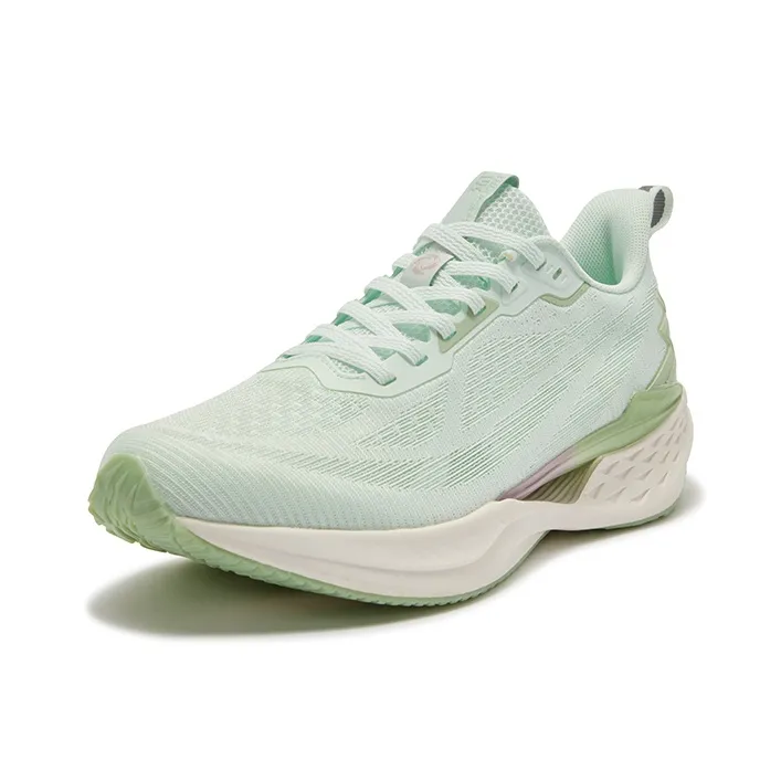 361° Abrasion Resistant Breathable Slip Resistant Low Top Casual Running Shoes Women's Green-1