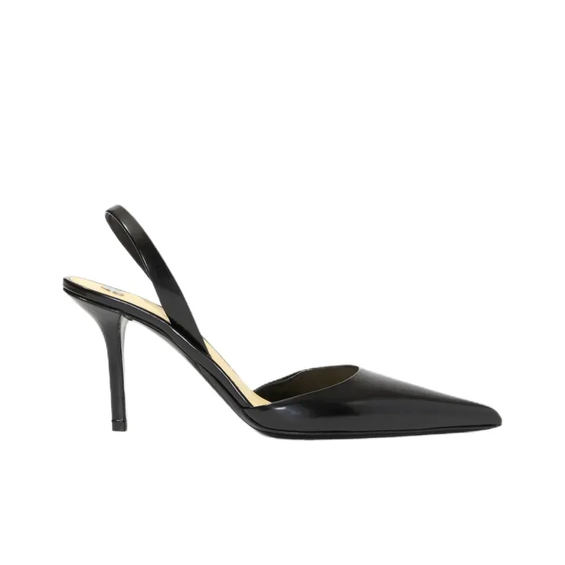 PROENZA SCHOULER Slash Spazzolato Slim Heel High Heels 8.5cm Women's Black-1