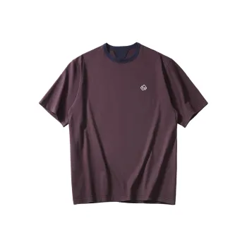 SET FUNS Brand Logo Print Casual Loose Fit Five-Pocket Short-Sleeved T-Shirt Unisex Summer