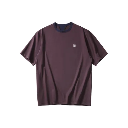 SET FUNS Brand Logo Print Casual Loose Fit Five Pocket Short Sleeved T Shirt Unisex Summer