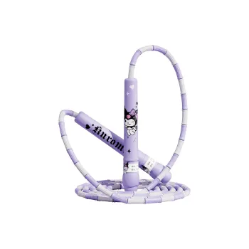 MESUCA Kulomi Casual Entertainment Non Countable Segment Jump Rope Kids Plastic 2.8m Purple