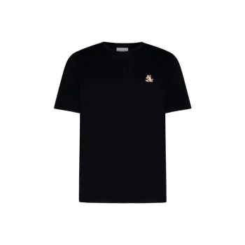 Maison Kitsune Chillax Fox Patch Crewneck T Shirt