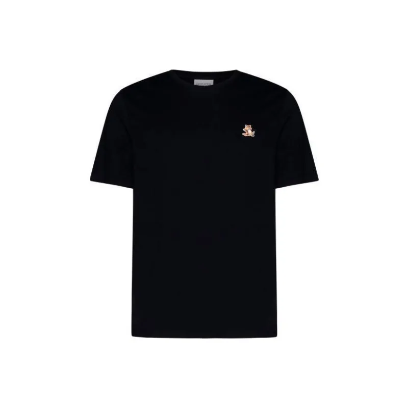 Maison Kitsune Chillax Fox Patch Crewneck T Shirt-0