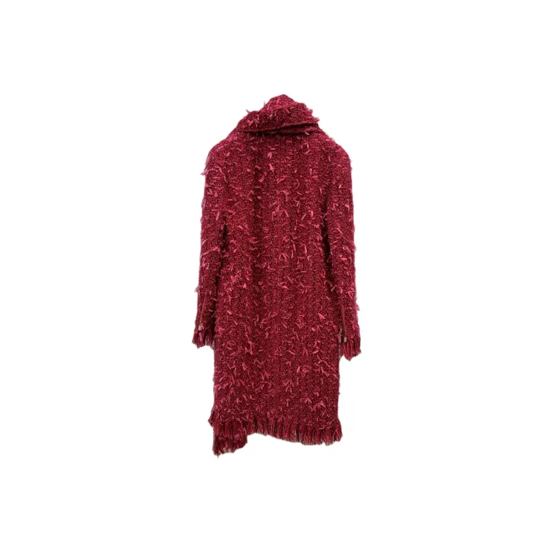 CHANEL Coats Women's Red-1
