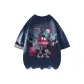 Navy Blue-Red