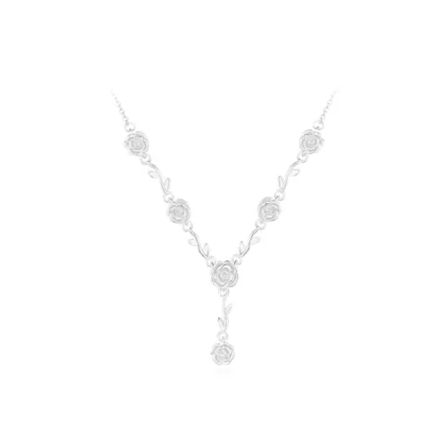 Love Link 999 Fine Silver Necklaces Women's