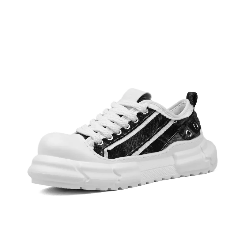 Tide Attack Breathable Lightweight Height Increasing Low Top Casual Shoes Men's-7