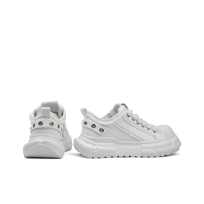 Tide Attack Breathable Lightweight Height Increasing Low Top Casual Shoes Men's-2