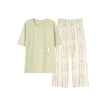 Shivs Pajama Set Women's Light Green