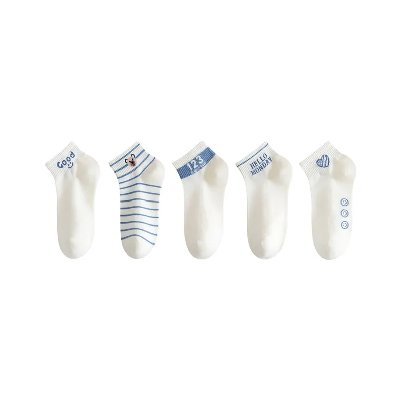 MIIOW Ankle Socks Women's 5 Pack-0