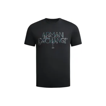 ARMANI EXCHANGE SS24 T Shirt Men's Black