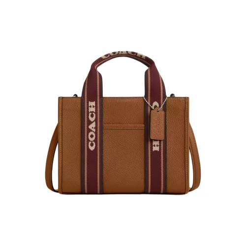 COACH Smith Leather Tote Bag, Shopping Bag, Shoulder Bag, Crossbody Bag, Handbag Regular Women's Brown