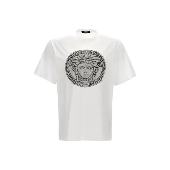 VERSACE Medusa Sliced Crewneck T Shirt