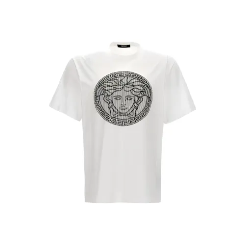 VERSACE Medusa Sliced Crewneck T Shirt