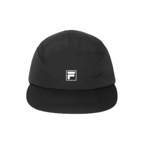 FILA Nylon Baseball Caps Unisex Black