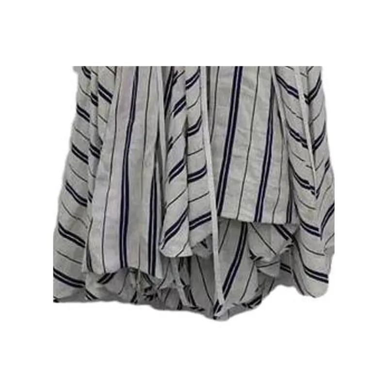 LOEWE Long Sleeved Dress Women's Blue White-3