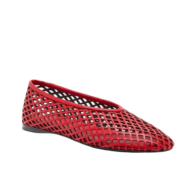 PROENZA SCHOULER Tee Casual Single Shoes Women's Red-2