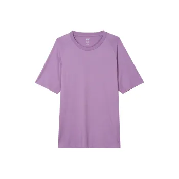 UNIQLO T Shirt Unisex Blue Purple