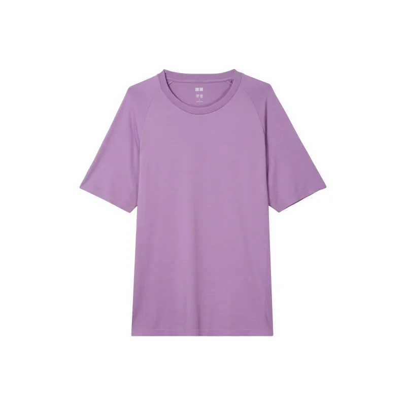 UNIQLO T Shirt Unisex Blue Purple-0