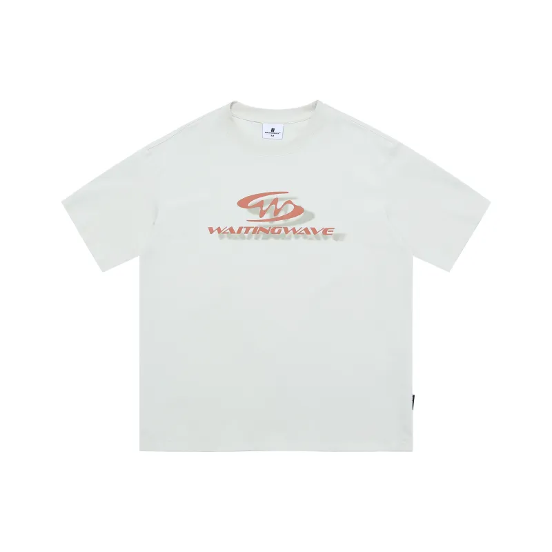WAITINGWAVE Drop Shoulder Sleeve T Shirt Unisex-4