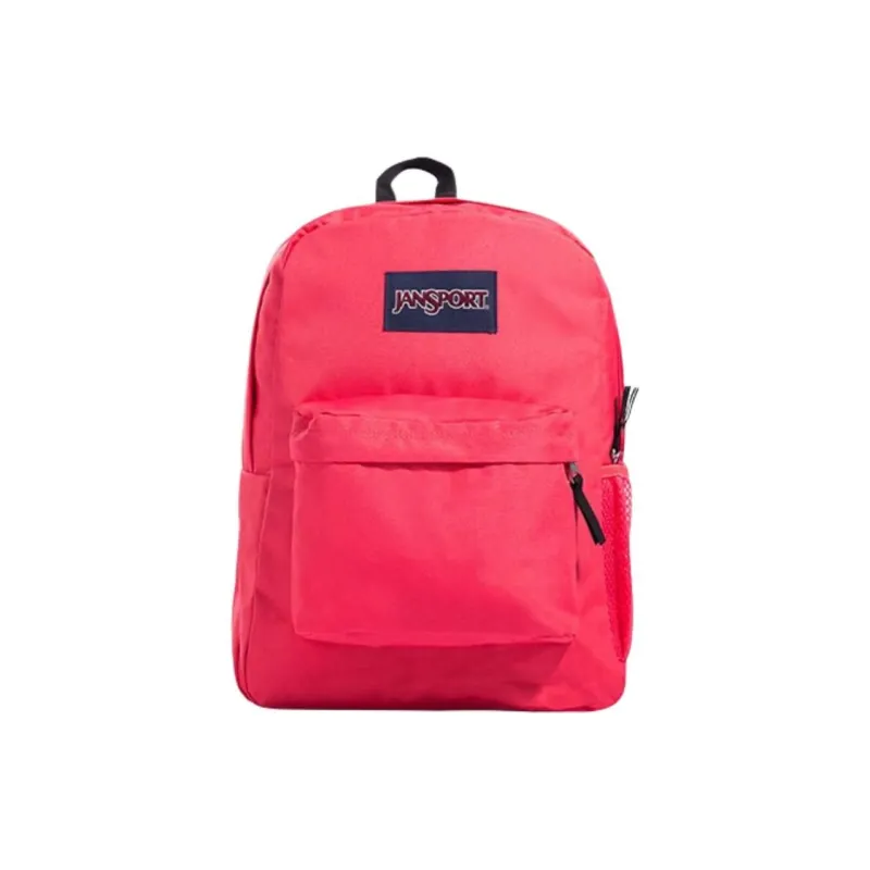 JanSport Polyester Backpack Unisex Peach Pink-0