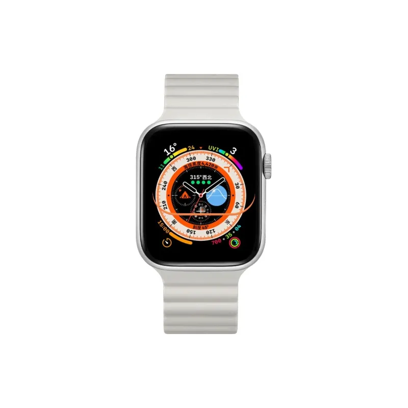 Mr. Strap Watch Bands Apple Compatibility 217mm Silicone Material-5