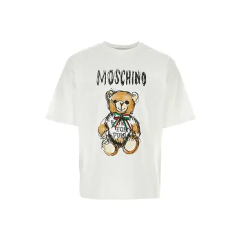 MOSCHINO Teddy Bear Printed Crewneck T Shirt