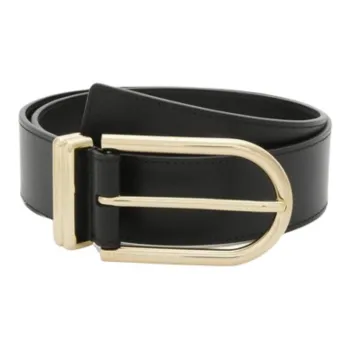 Furla Cow Leather Belts Women's Black 4CM