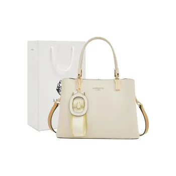 Old Man's Head Cow Split Leather+Synthetic Leather Crossbody Tote Handbag Regular Women's Dark Cyan/White