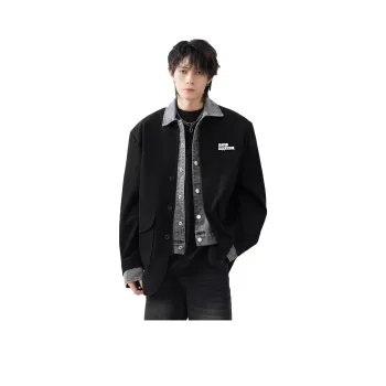 David Bakken Jackets Coats Unisex Black[Comes With Brooch]
