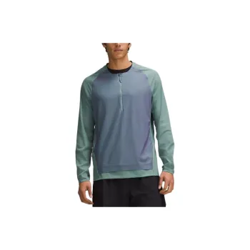 Lululemon Nulu™ Nulux Running Half-Zip T-Shirt Men's The Tide Is Blue