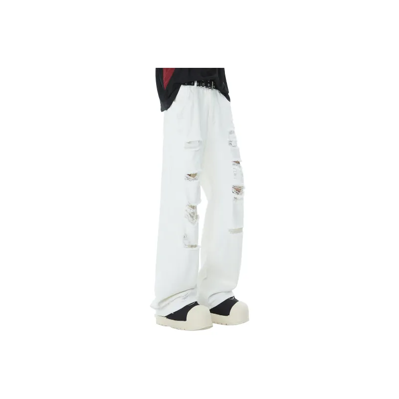 DANGERTIGER Jeans Unisex White-2