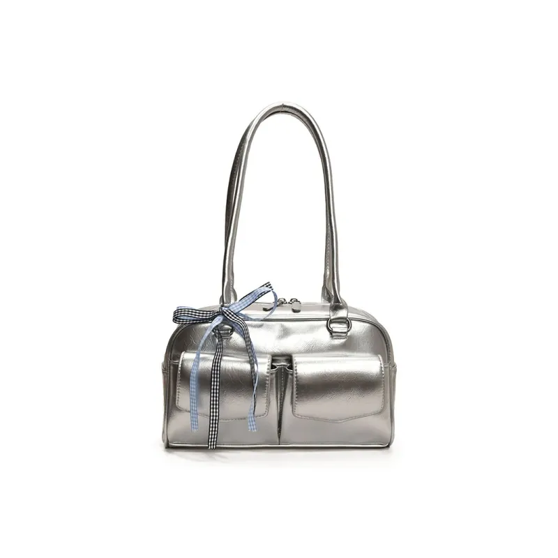 MingLu PU Bowling Bag, Shoulder Bag Women's Multicolor-14