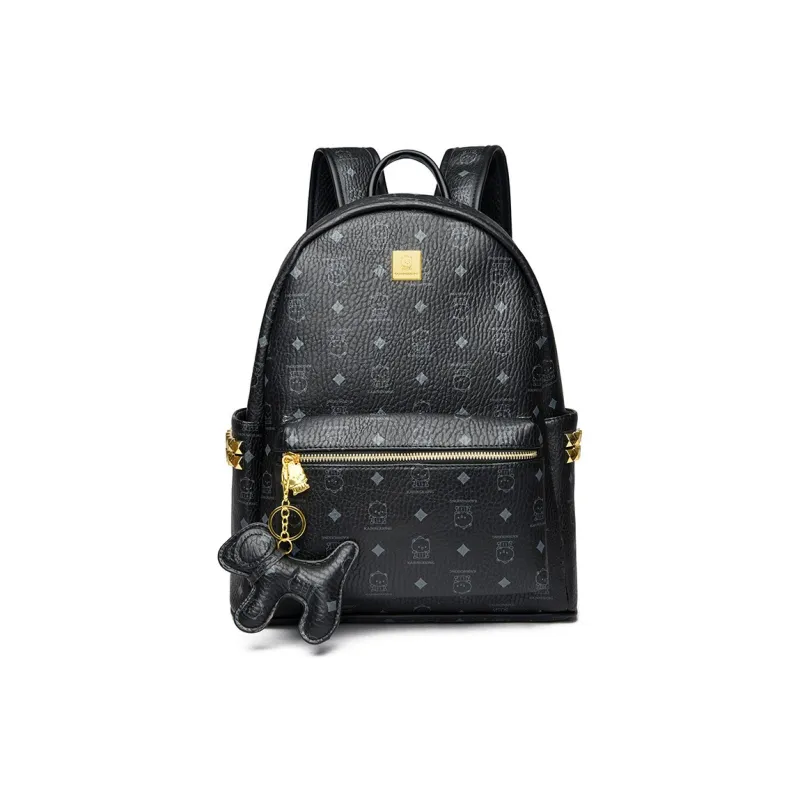 FOUVOR PU Backpack Regular Unisex Multicolor-9