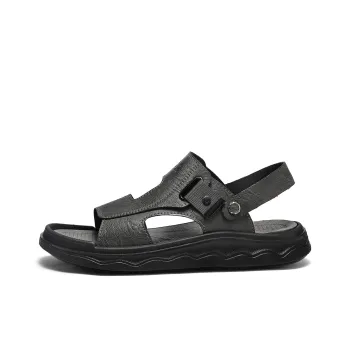 Jeep Beach Sandals Men Black/Gray