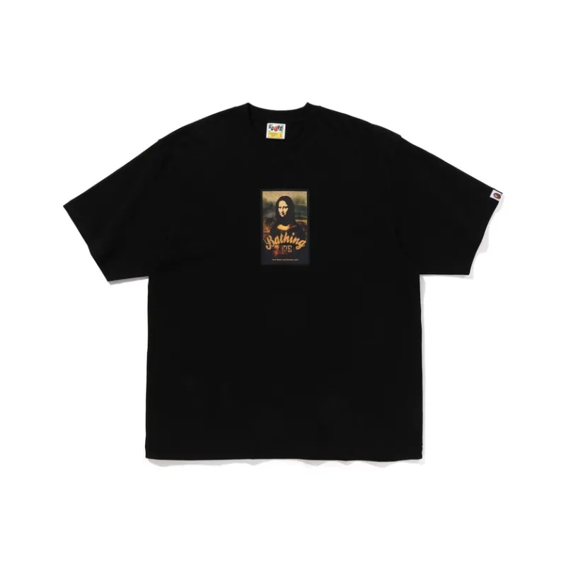 A BATHING APE Art Print Relaxed Fit Tee-0
