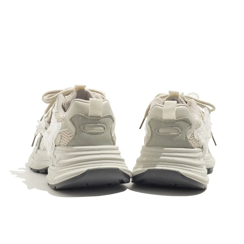 BEIER Platform Comfortable, Classic And Versatile Anti Slip Wear Resistant Low Top Chunky Sneakers Women's-16